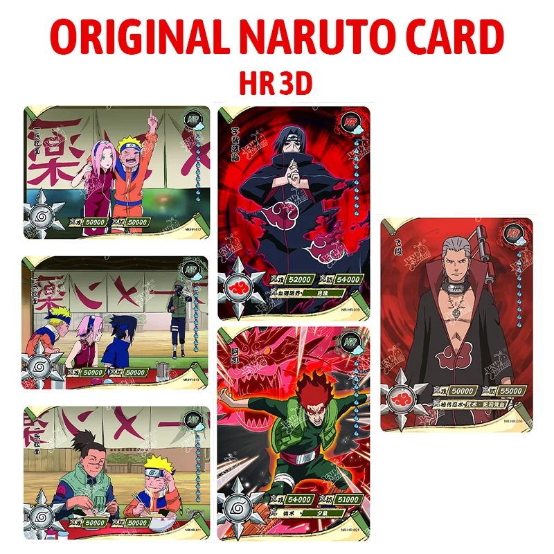 Naruto Card Origina Anime Rare Card Full Series SP GP UR OR AR  LR HR SLR  SSR SR R Complete Set Collection Card Birthday Gift