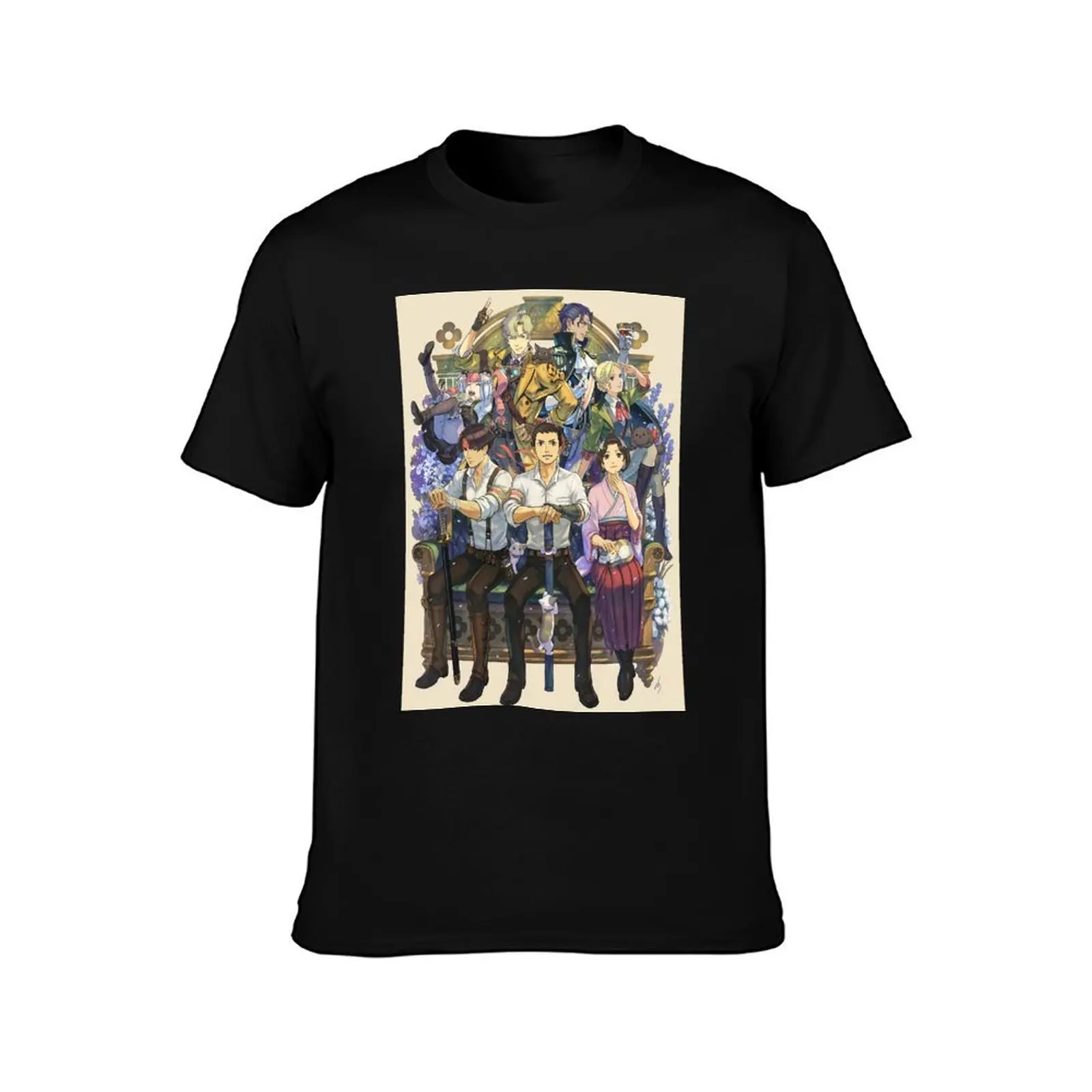 The Great Ace Attorney 20th Anniversary Special T-Shirt Fashion Pattern Printed Tee Shirt T-Shirt