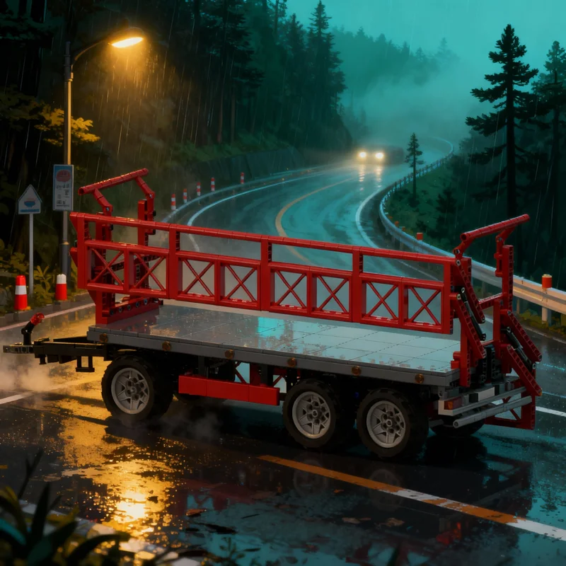 

1026pcs MOC Bale Trailer For Claas Xerion Technical Model Building Blocks Creative Display Gift Collectible Decor Kids Premium