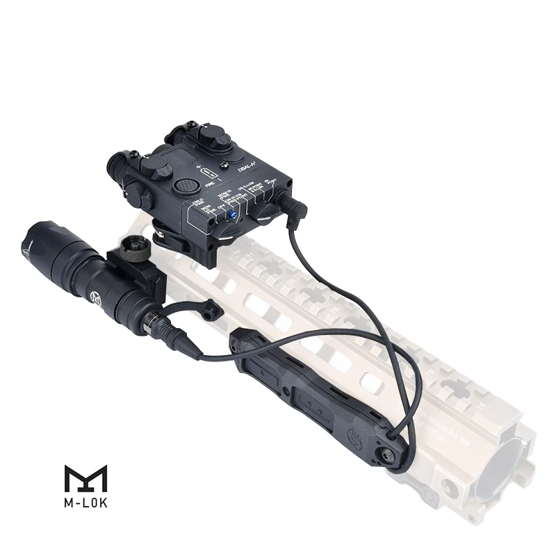 DBAL A2 Red Green Dot Laser Surefi M300 M600 Flashlight Pressure Switch Hunting Airsoft Weapon Light For 20mm MLOK KEYMOD Rail - Image 5