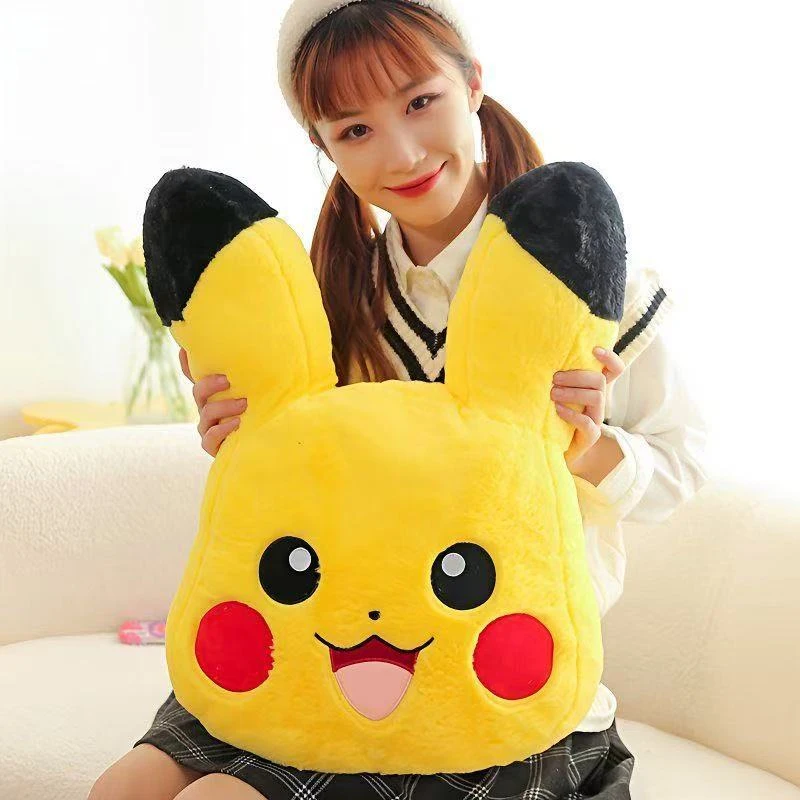 

40-60 см плюшевые игрушки Покемон Пикачу, подушка, большой мультяшный плюшевый аниме, кукла Покемон на день рождения, мягкий подарок для детей на Рождество