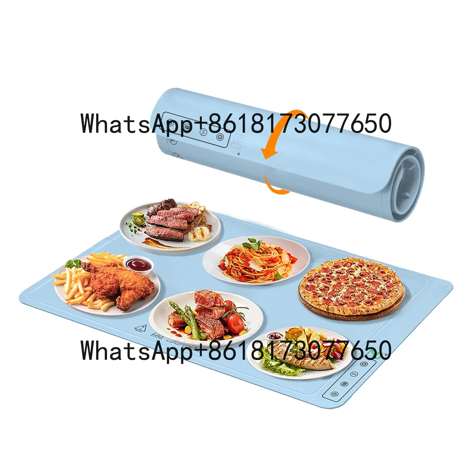 

Explosive New Winter Silicone Warming Meal Insulation Vegetable Warming Mat, Dining Table Heating Mat, Digital Display Model