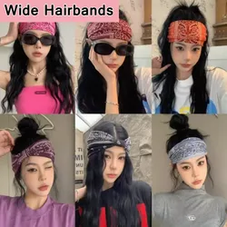 Boho Knot Turbans Yoga Elastic Head Wrap Women Headband Wide Hairbands Headwear Butterfly Bandanas Fashion Hair Band  YZL05-6