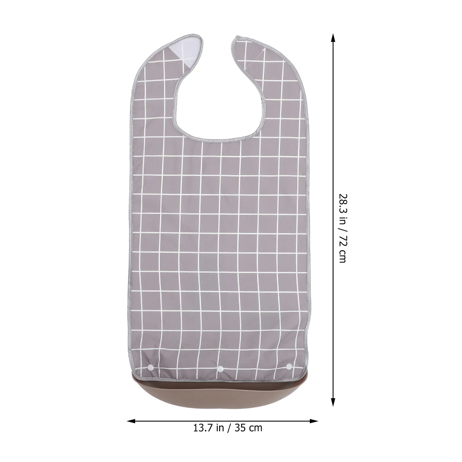 2pcs Waterproof Adult Bibs For Seniors Elderly Eating Apron Reusable Large Clothing Protector Washable Mealtime Solution For