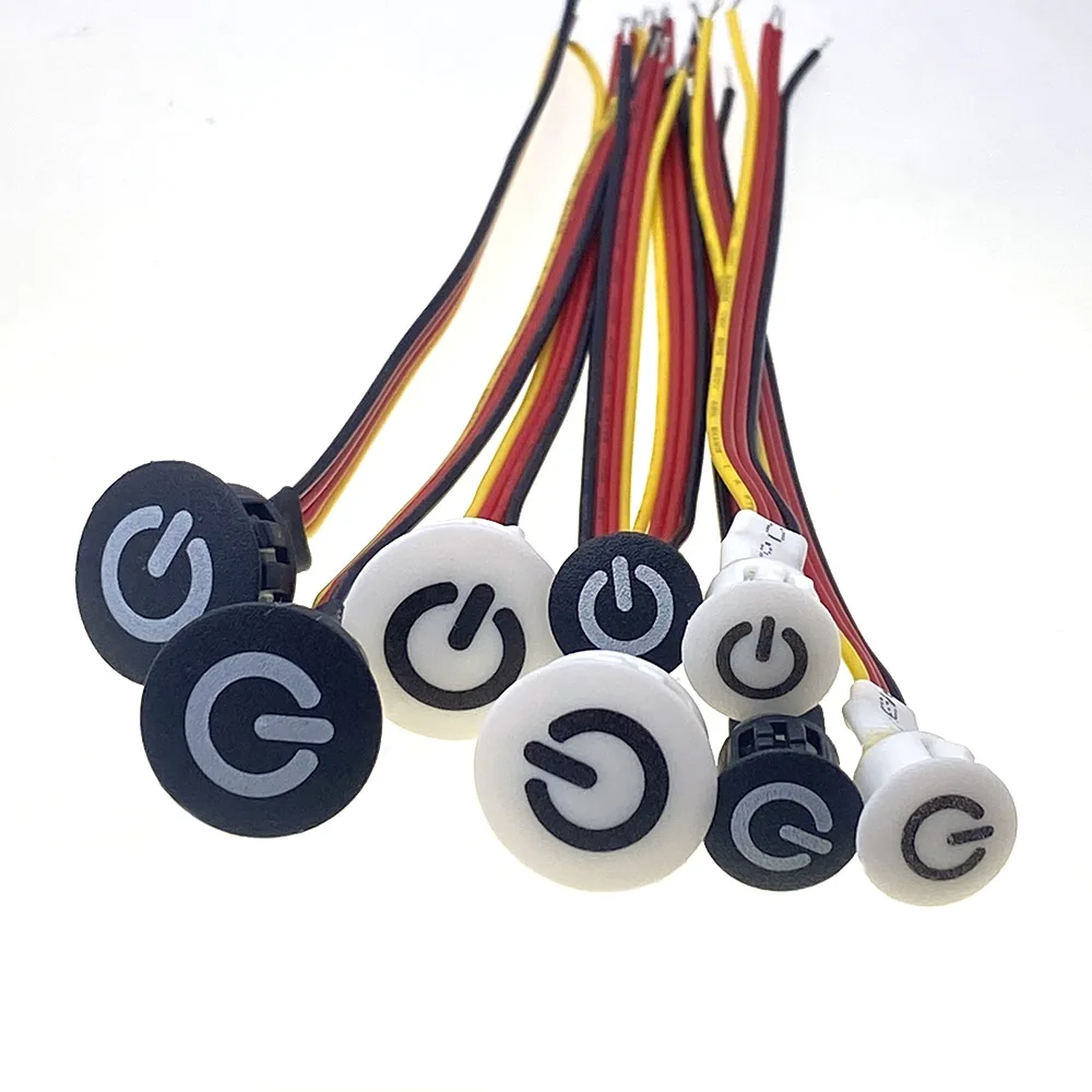 Сенсорная кнопка с регулируемой яркостью, контроллер переключателя умного дома для DC5V 12V 24V, светодиодная лента для шкафа, коридора, 10 мм 16 мм