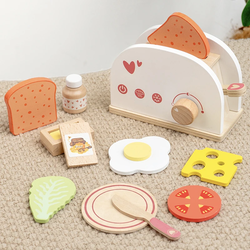 Holz-Toaster-Spielzeug Kinder- – Kids Outdoor Mud Kitchen Accessories Bewertung und Preis
