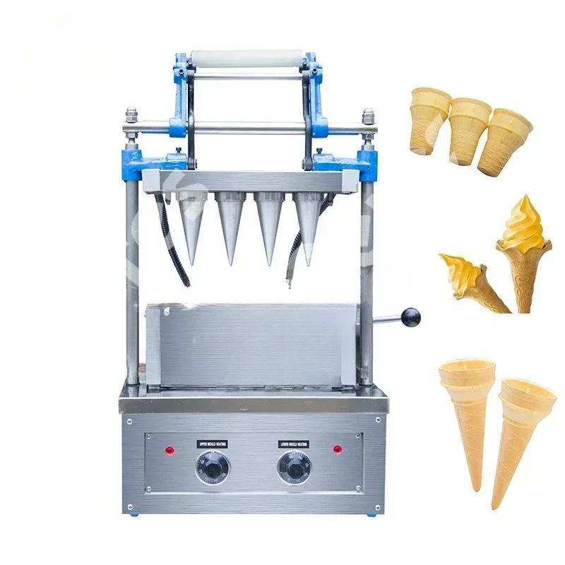 Para mini máquina automática de sorvete de cone