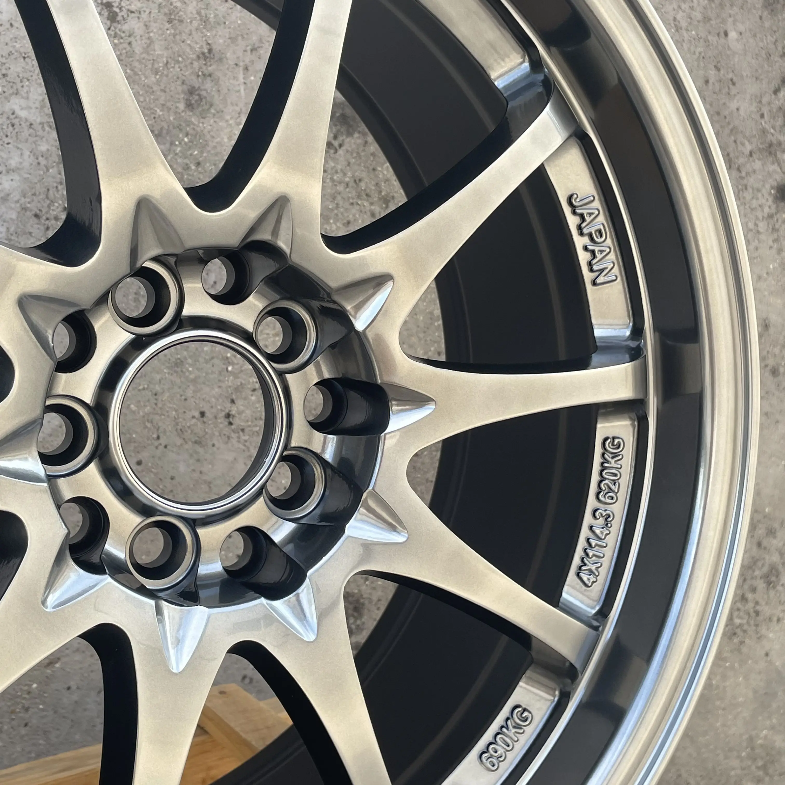 17/18 Inch JDM Flow Form Aluminum Alloy Passenger Car Wheels 5x100 5x114.3 Multi Fit Aftermarket Rims