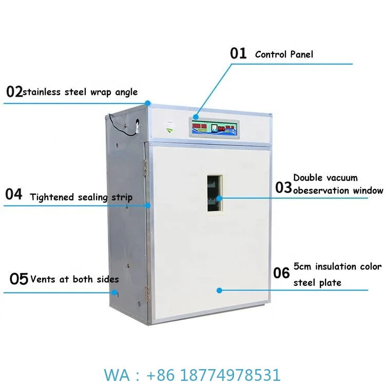 

n Quail Incubators with Motor Industrial Incubators for Poultry FarmNew Condition 220V Automatic Egg Hatching Machine for Chicke