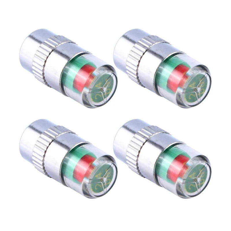 Pack of 4 Low Power Consumption Pressure Monitor Stem Cover Quick Installation