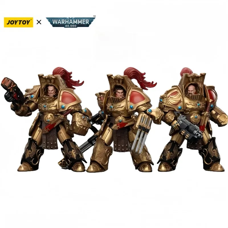 

【In Stock】 JOYTOY Warhammer 40K Legio Custodes Aquilon Terminator Squad 1/18 Action Figure Military Model Collection Toys Gift