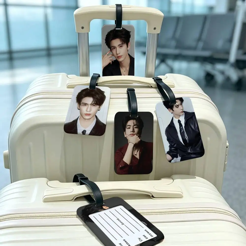Hot Actor ZhangLingHe Durable PVC Anti lost Baggage Tag With Info Card Lightweight Luggage Identification Label