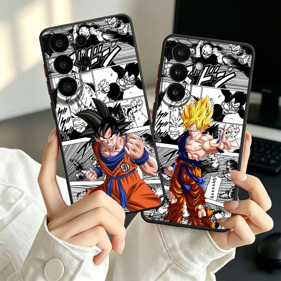 Anime-D-Dragons Balls Case for Samsung Galaxy S26 Note 20 Ultra 10+ S25 Ultra S20 FE S24 Plus S22 S21 S23 FE Funda Back Phone