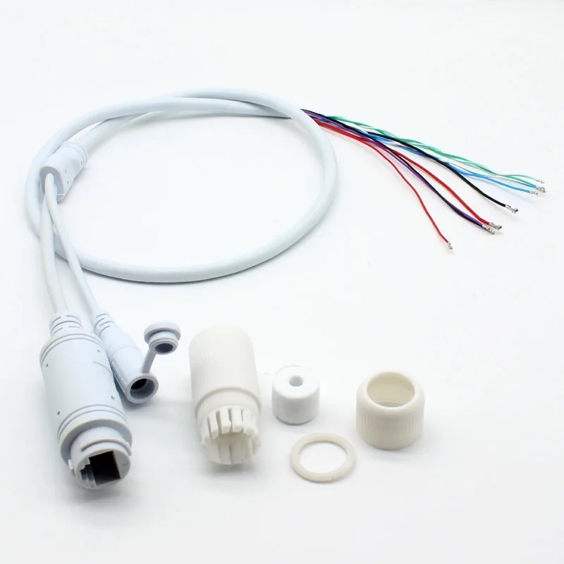 10pcs Built-in 48V POE Module CCTV IP Cable LAN Power Over Ethernet Lan RJ45+DC Ports end Cables for IP camera board