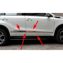 High quality stainless steel body trim strip door anti-rub fit for Suzuki Vitara 2015 2016 2017 2018 Car styling