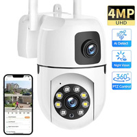 4MP Dual Lens IP Camera WiFi Wireless Indoor Security Protection Bluetooth Connection PTZ CCTV Video Surveillance Cameras YI IOT