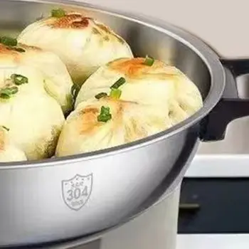 Multifunctional Cooking Pot Household Electric Baking Machine Large Capacity Stainless Steel Electric Frying Pancake Pan