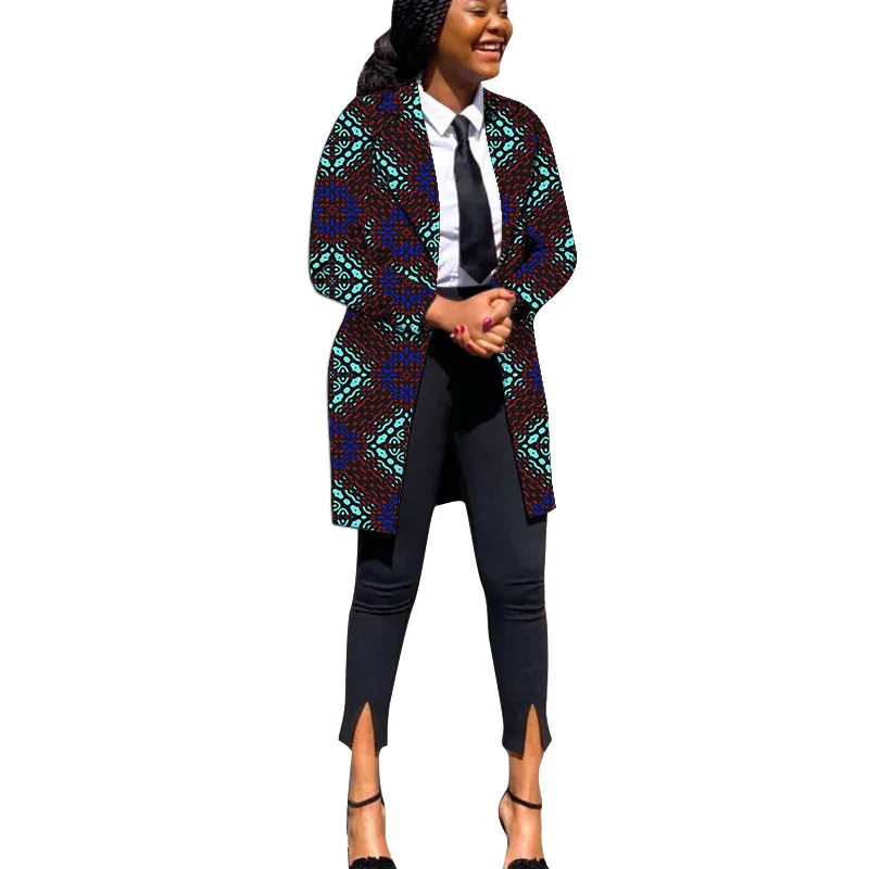 سترة نسائية أفريقية كوتور داشيكي مطبوعة على الطراز العرقي بأكمام طويلة وزر واحد معطف كاجوال للحفلات #3