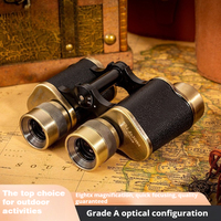 8x30 HD Metal Telescope Outdoor Ranging Scope Compact Portable Binoculars Low Light Night Vision for Hunting Hiking Camping