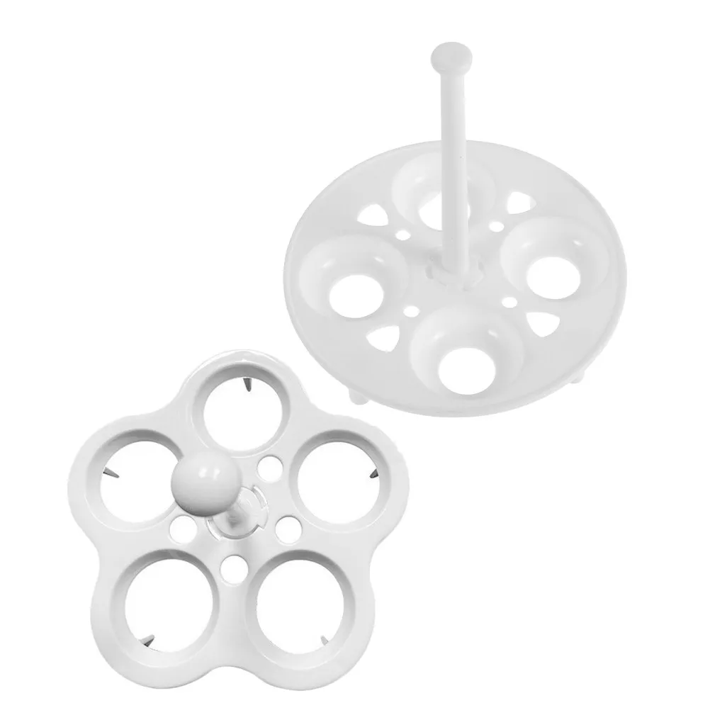 4Pcs Plastic Egg Steaming Rack Heat Resistant Steamer Tray for Health Pot 3.5cm Slot Size 4Hole 5Hole Multi Use Kitchen Steamer