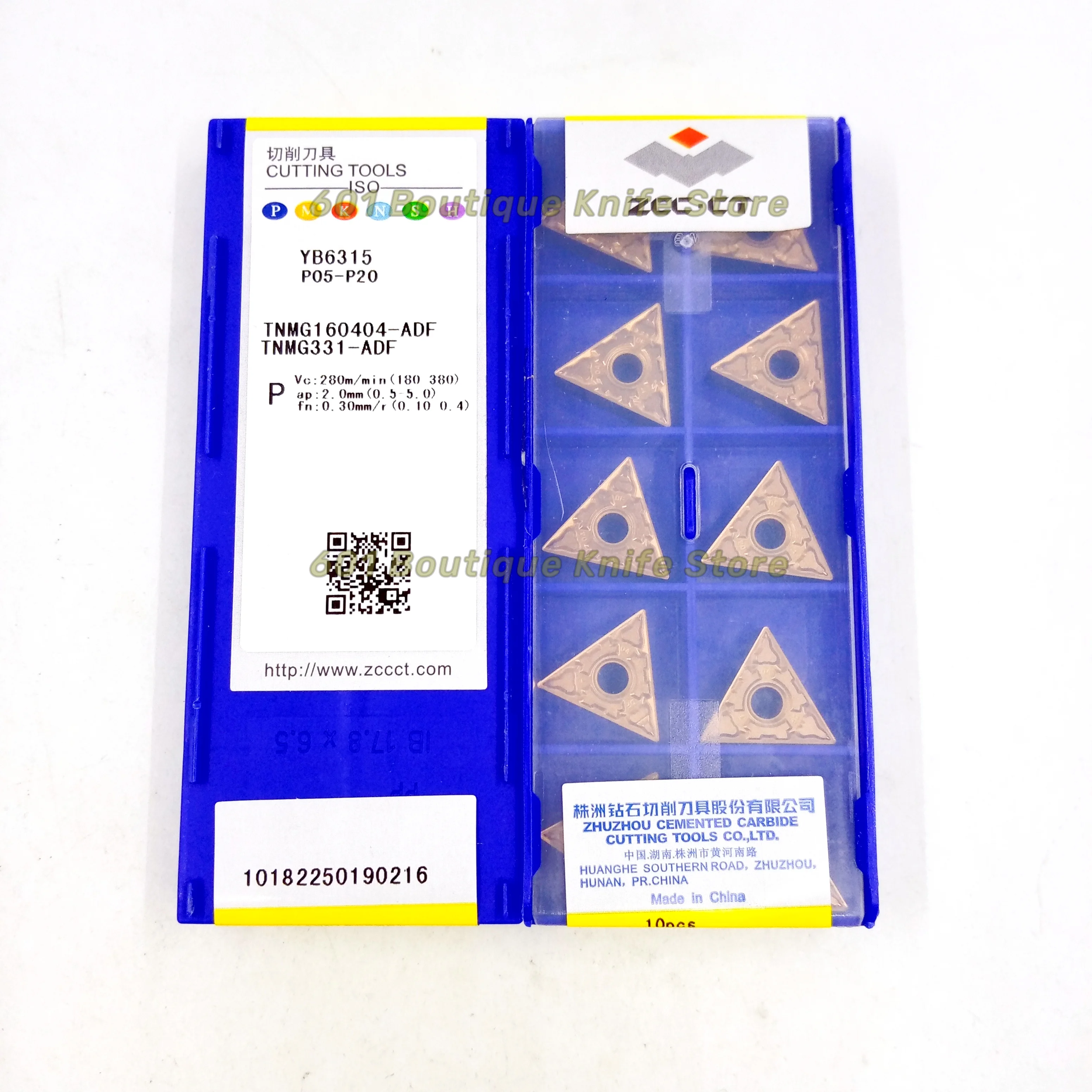 YB9320 TNMG160404-ADF  100% Original ZCC CT carbide insert with the best quality 10pcs/lot TOP SALE