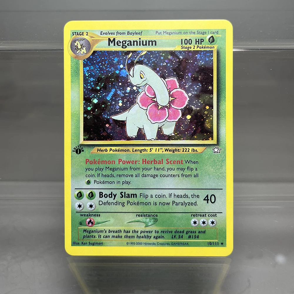 PKM Proxy Cards Classic 1996 1. Auflage Mewtwo Gyarados Alakazam Cards Collection PTCG Neo Genesis Folienkarte