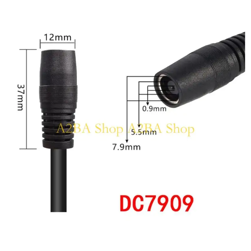 A2BA Versatiled XT60 Male Female To DC7909mm Female Power Adapter Wire For Solar Generators And Electronics
