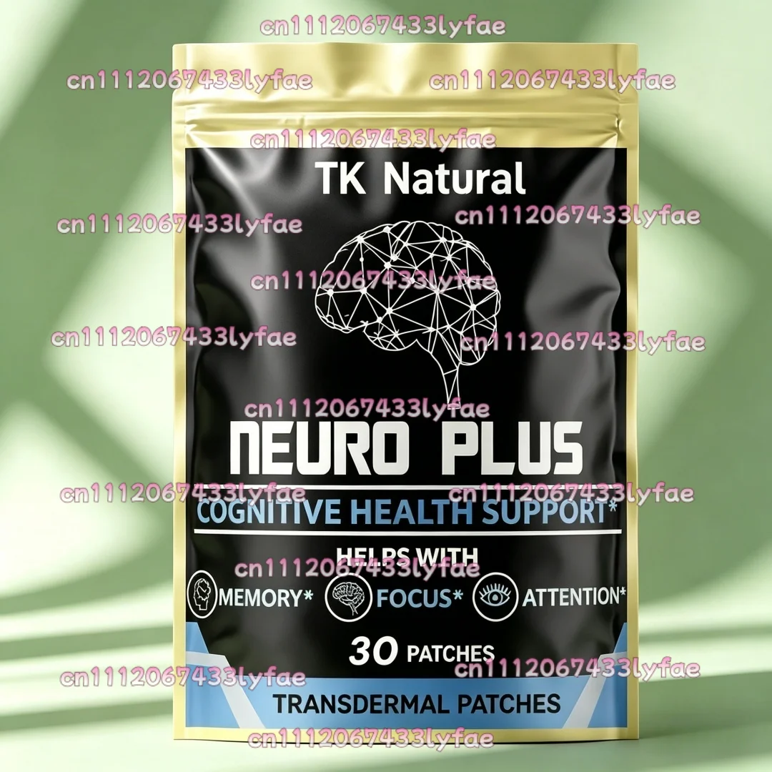 30 Patches Neuro Plus Transdermal Patches to Support Balanced Health & Wellness, All Natural for Memory and Focus