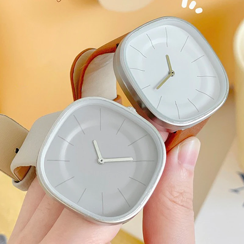 

Simple Women’s Square Watches Luxury Brand Ladies Solid Quartz Watch Leather Straps Wristwatche Female Korean Clock Reloj mujer