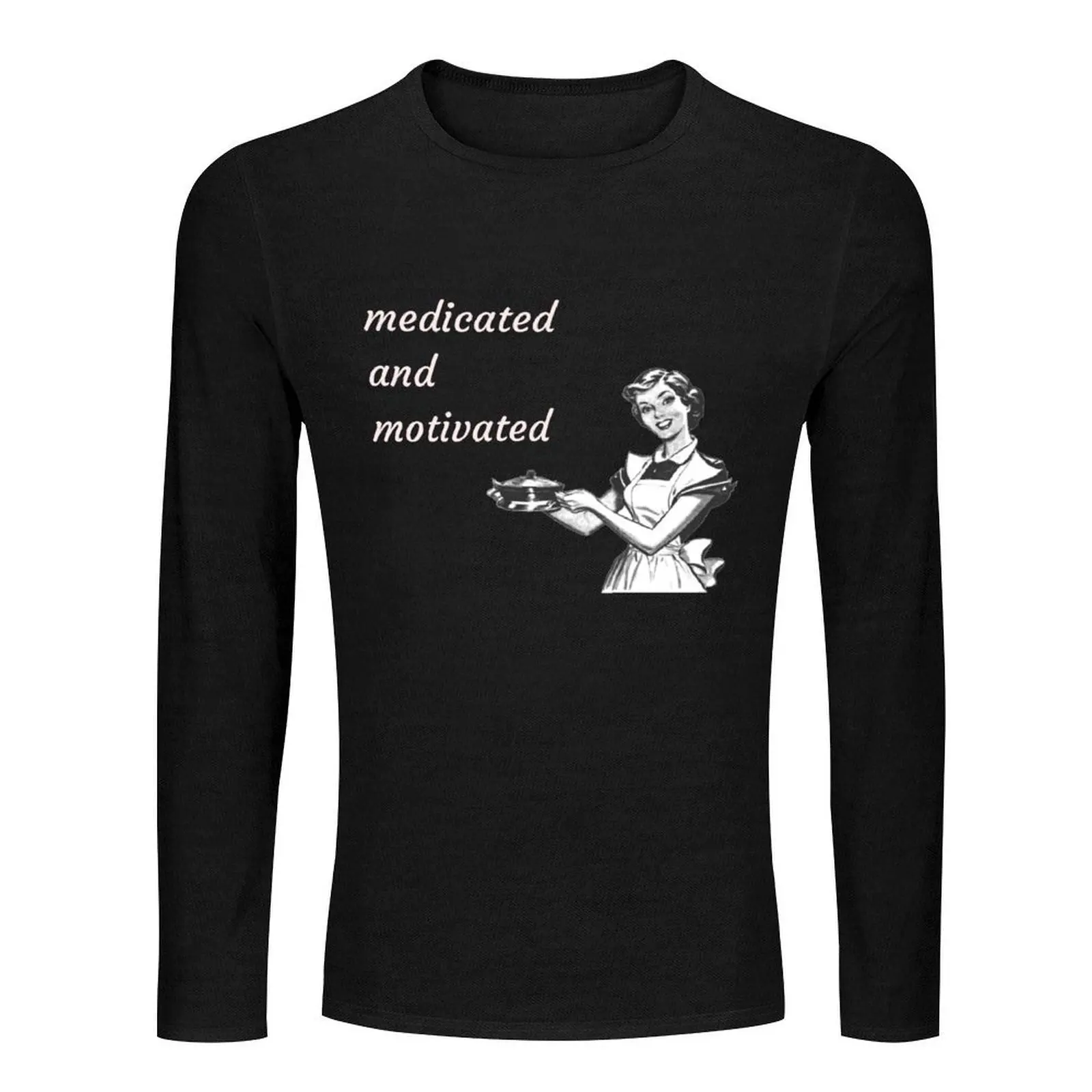 العلاج + تحفيز طويل تي شيرت ثقيل الوزن تي شيرت عادي تي شيرت عرق قميص بلوزة رجالي جرافيك تي شيرت الهيب هوب