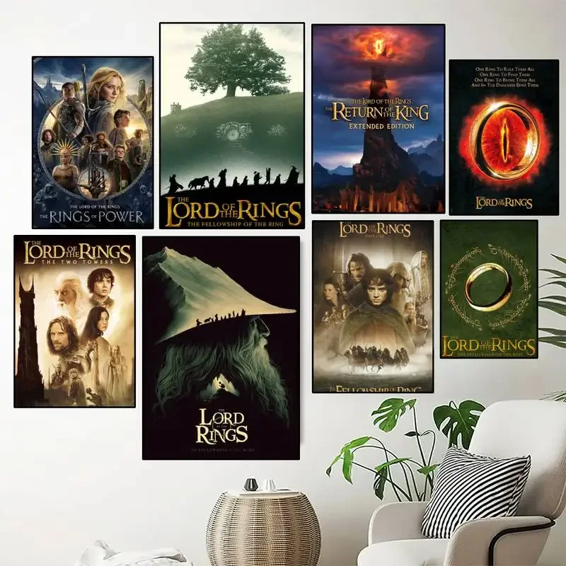 

Film The L-Lord of the R-Rings POSTER Prints Wall Painting Bedroom Living Room Decoration Home