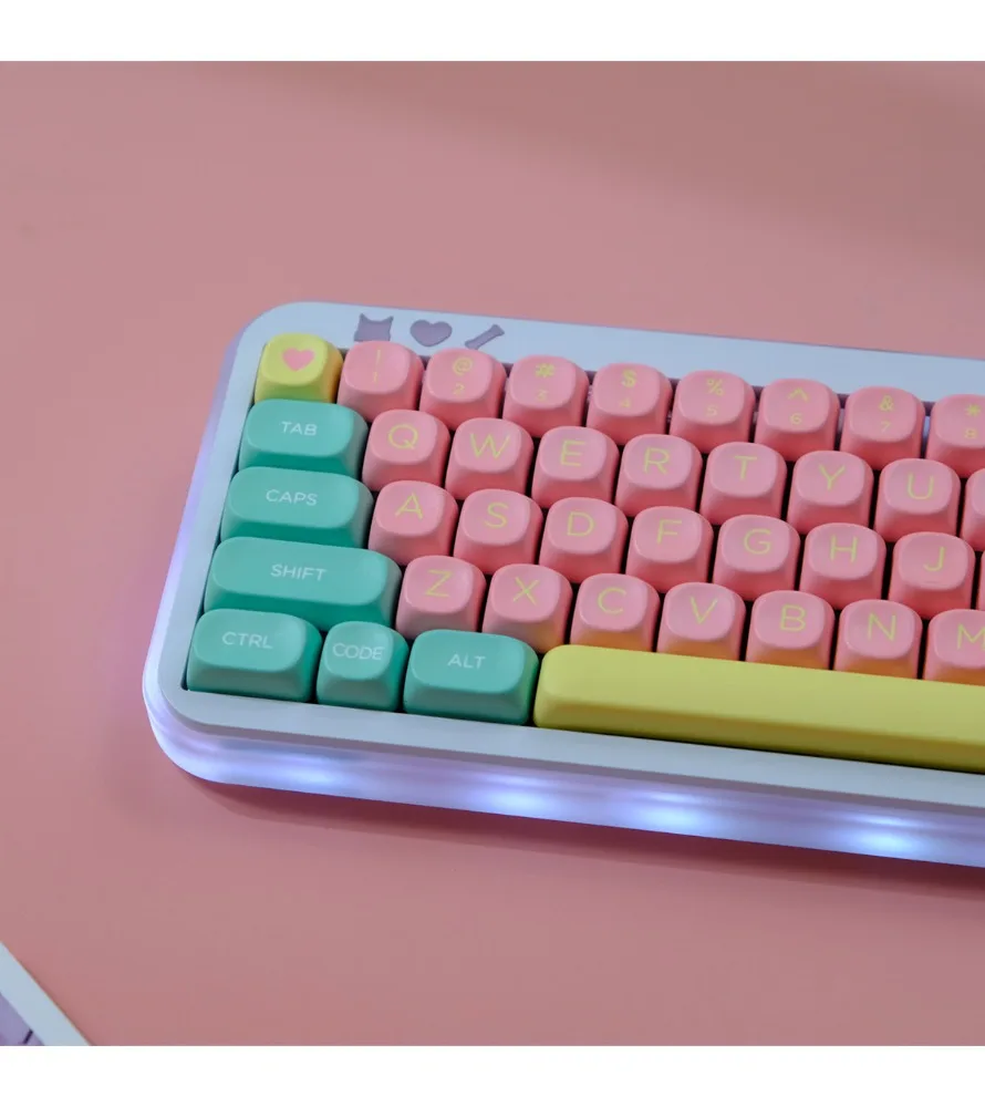 

Sublimation mechanical keyboard cap wooting lollipop keycap PBTXOA highly personalized