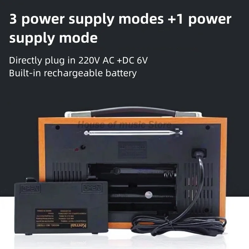 مكبرات صوت بلوتوث ستيريو لاسلكية ، 1720BT ، FM ، AM ، SW وظيفة الراديو ، صوت هاي فاي ، جودة ، محمول ، قرص U ، بطاقة TF ، مشغل موسيقى