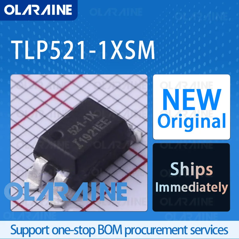 10/50/100Pcs TLP521-1XSM SMD-4P original 100% new ic chip Transistor outputs optocoupler current 50mA voltage 5.3kV