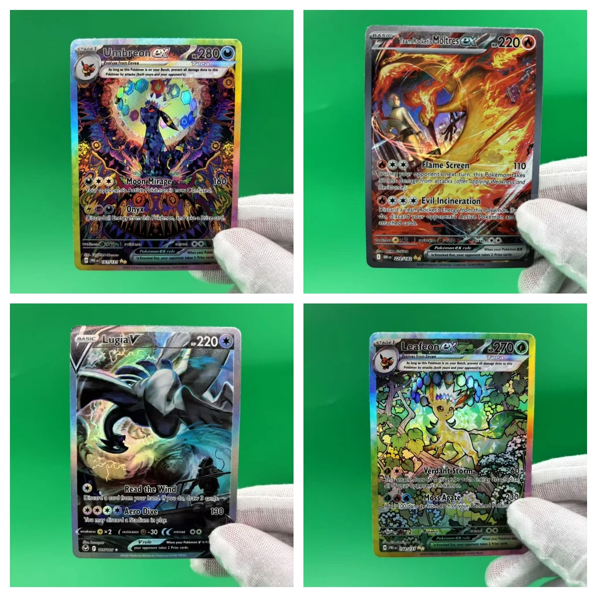 

PTCG Collection Cards Umbreone VMAX Charizard Blastoise Venusaur DIY Self Made Single Card Classic Game Anime Cards Gift Toy