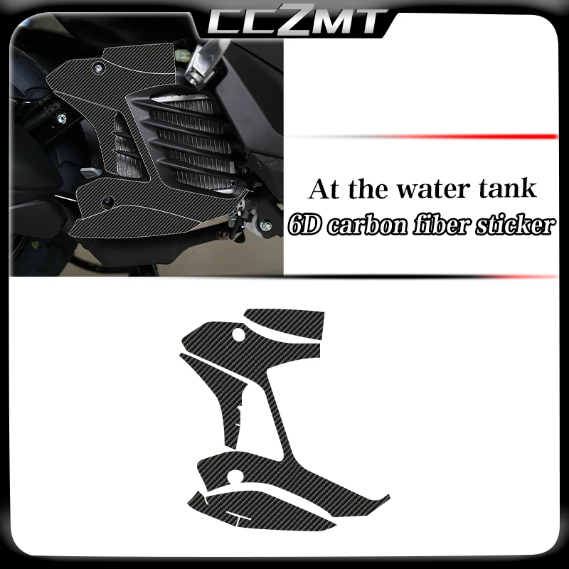 Für Yamaha NMAX 155 NMAX 155 nmax 155 2025 6D Carbon Faser Schutz Aufkleber Kraftstofftank Aufkleber modifizierte Teile Film Zubehör