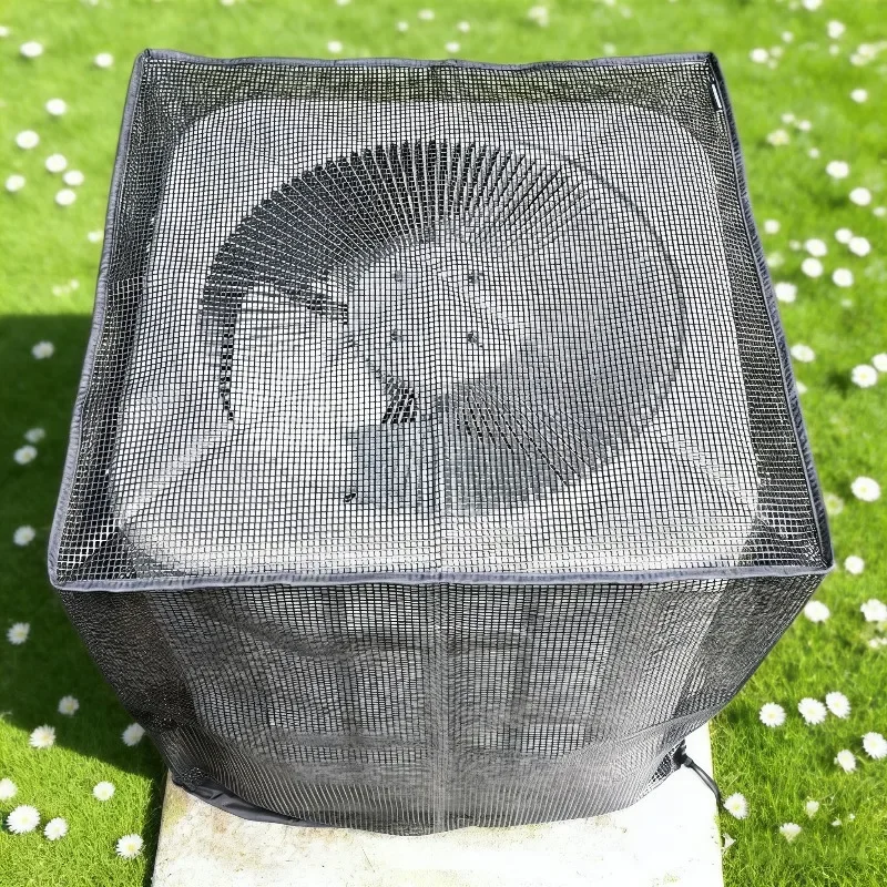 

Outdoor Mesh AC Full Cover - Anti-Leaf Ventilated Protective Shield for Central Air Conditioner