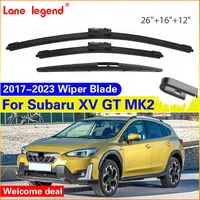 Juego de limpiaparabrisas para Subaru XV GT MK2 2017 - 2023 Crosstrek Hybrid e-BOXER parabrisas delantero trasero 2018 2019 2020 2021