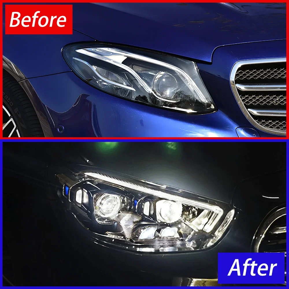 Car Front Lamps for Benz E-Class W213 2016-2023 Auto Headlights Assembly Upgrade High Configuration Projector Lens Accessories