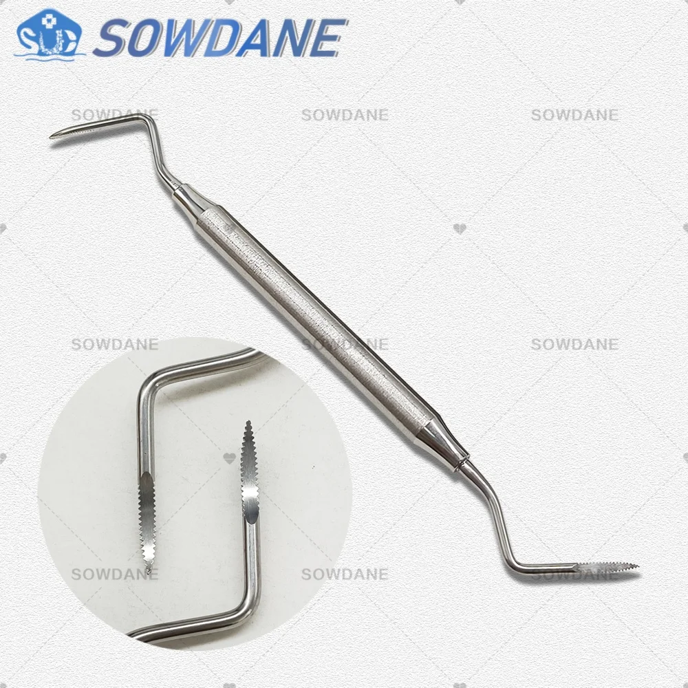 Saw Tooth Tip Dental Minimally Invasive Extraction Tools Stainless Steel Dental Root Tip Pick Tool Tooth Elevator
