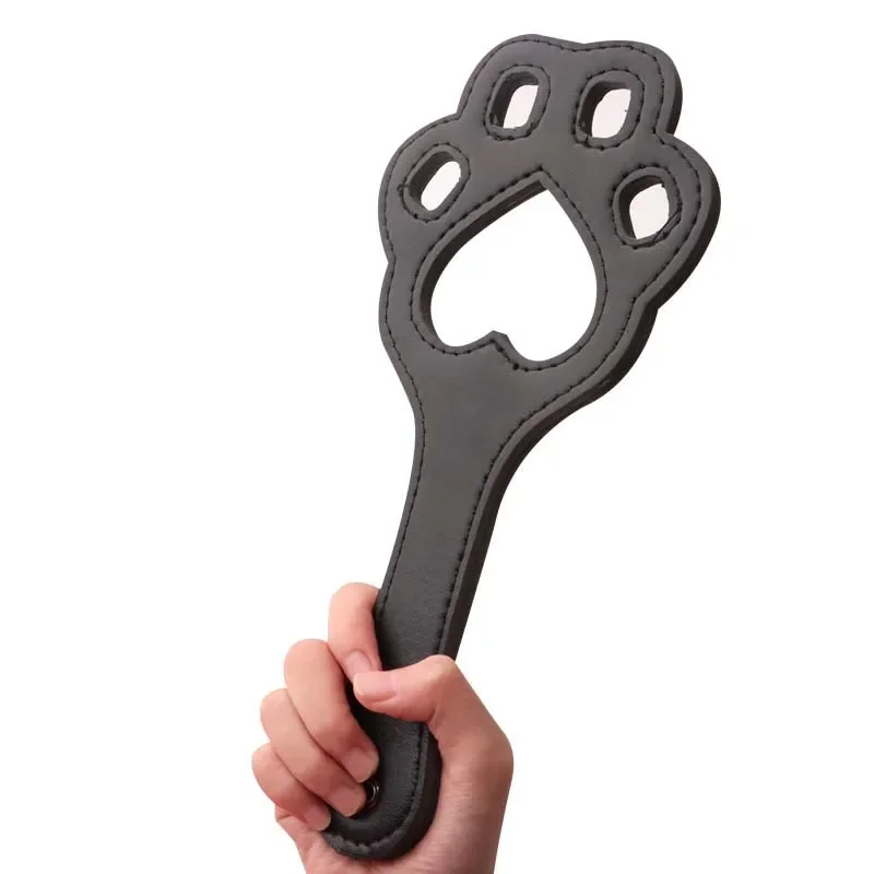 Cambuk Kulit Berongga Bentuk Cakar Kucing BDSM Seksi, Alat Permainan Seks SM untuk Pasangan, Paddle untuk Menghukum dan Menggoda Budak yang Menyerah