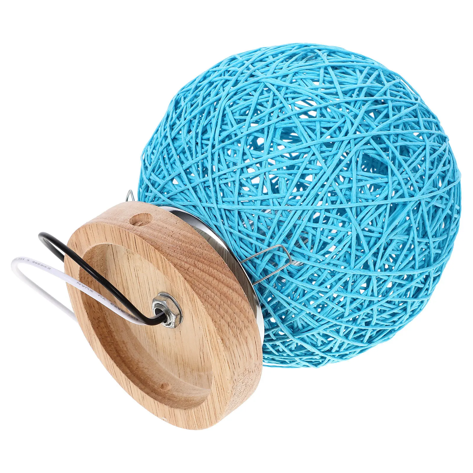 

Потолочный светильник из ротанга и дерева с прочным основанием и сменной лампой для кухни, коридора, отеля, встраиваемый потолочный светильник, интерьерное освещение