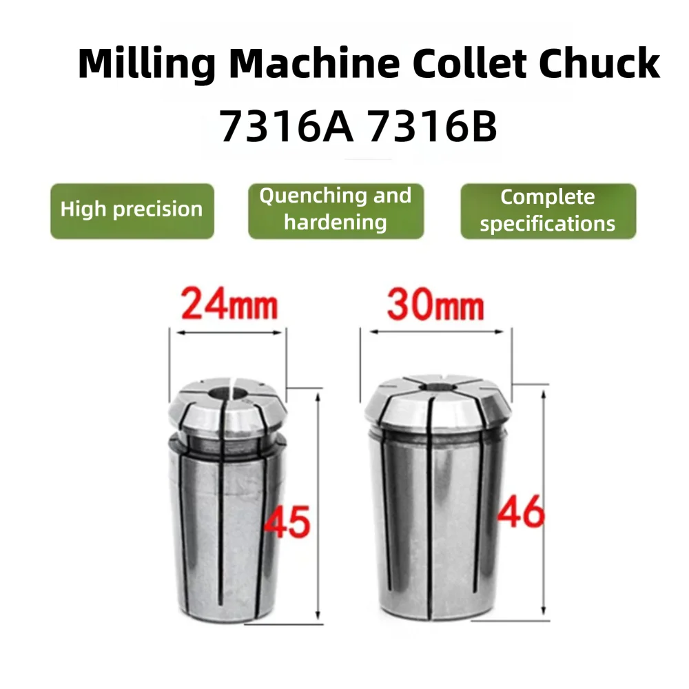 Milling Machine Collet Chuck J7316A J7316B 3 4 5 8 12 16 18 20mm CNC Workshop Accessories Drill Tapping Clamping MT4 Lathe Tools