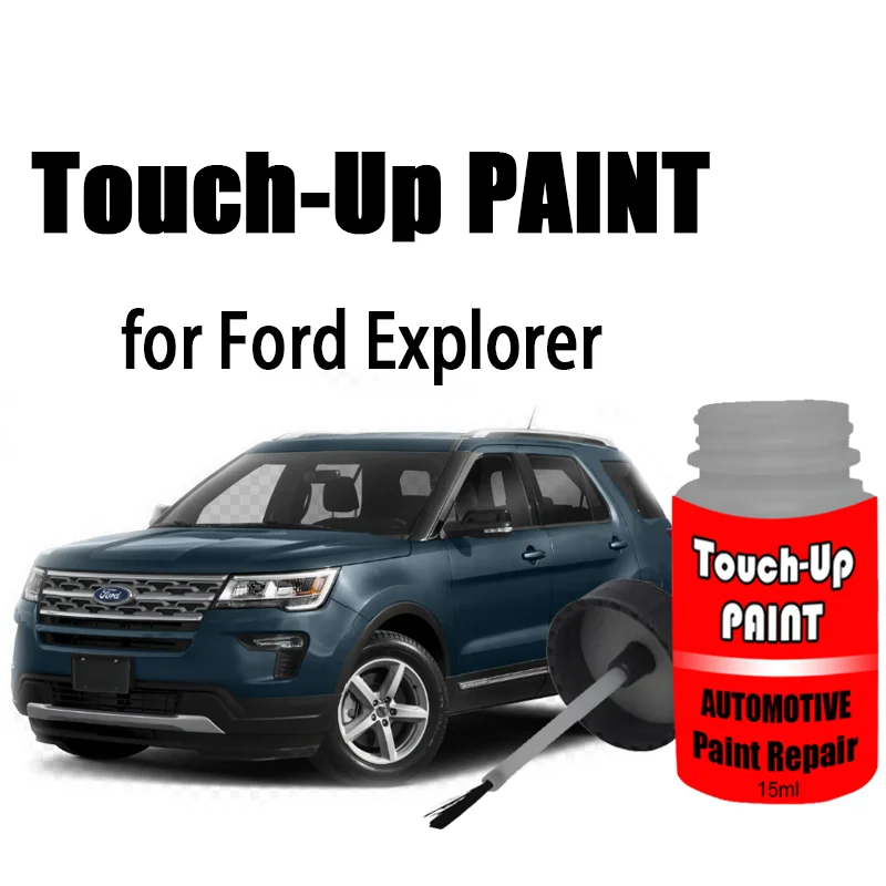 Automotive Touch-Up Paint (With Brush) for Ford Explorer 2026 Scratch Remover Car Paint Repair Kit Car Accessories White Grey