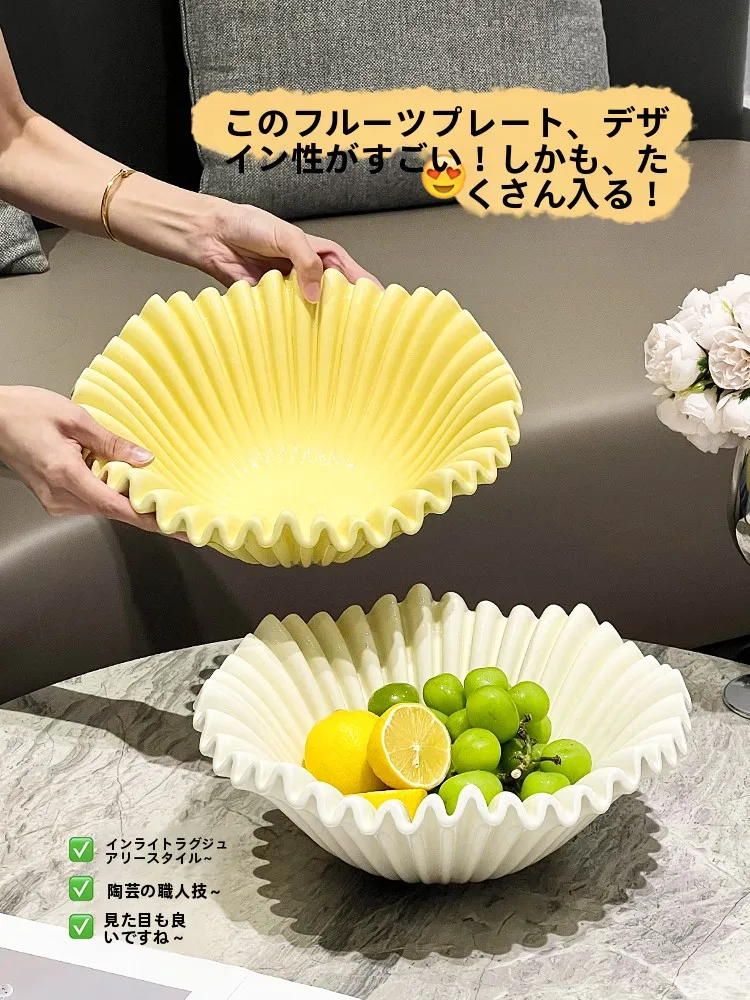 ceramic-fruit-basket-display-tray-for-living-room-coffee-table-front-desk-high-temperature-porcelain-edged-floral-d