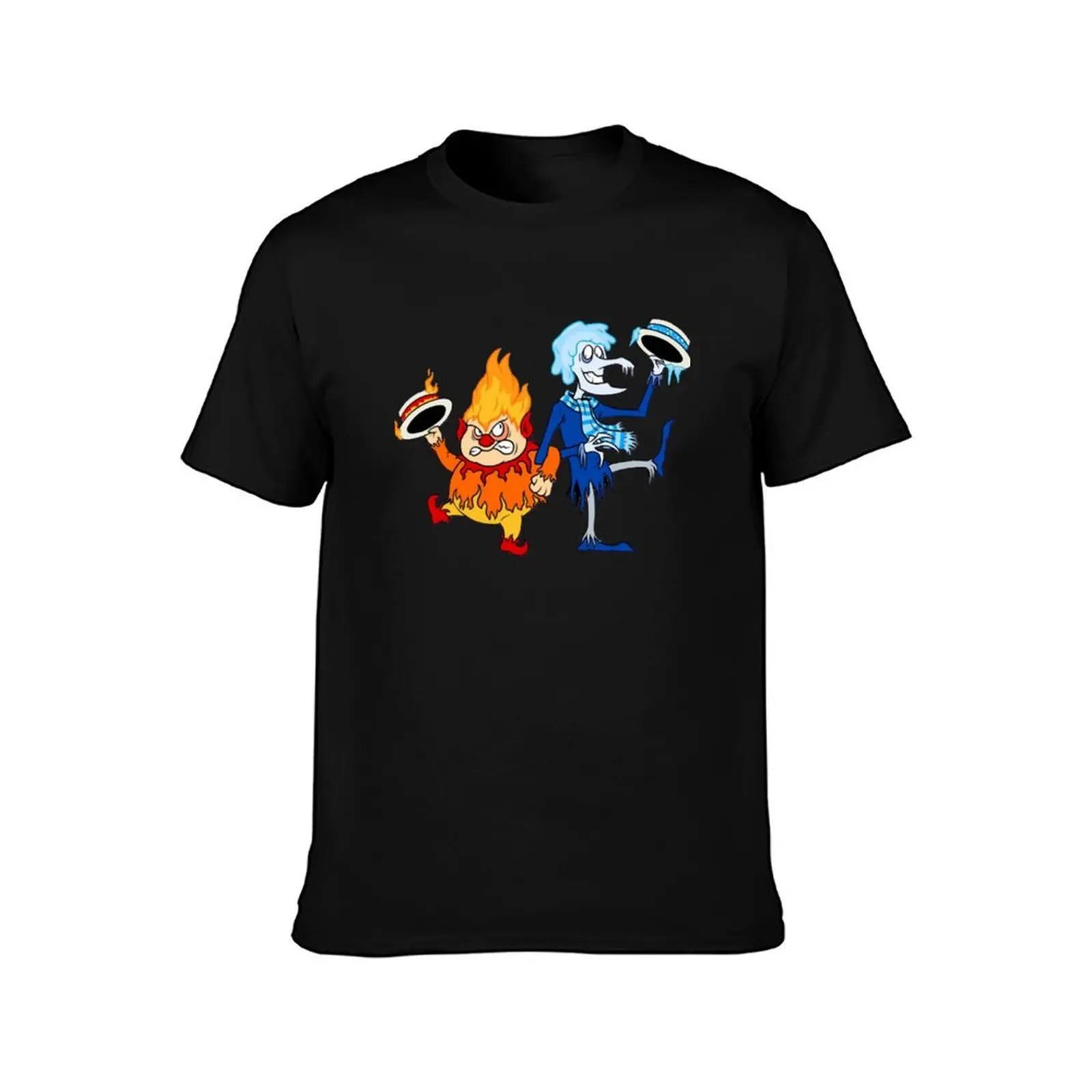 Heat Snow Miser T-Shirt Basic Crew Neck Short Sleeve Top T-Shirt