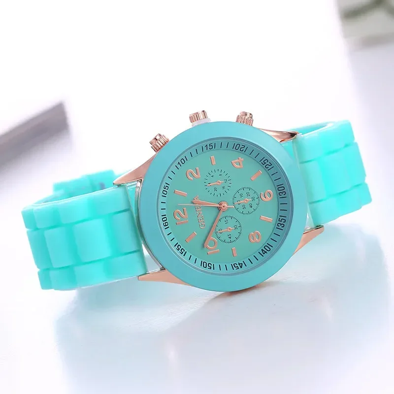 Nova moda feminina relógio de quartzo marca de luxo pulseira de silicone relógio de pulso para senhoras femininas reloj mujer dropshipping