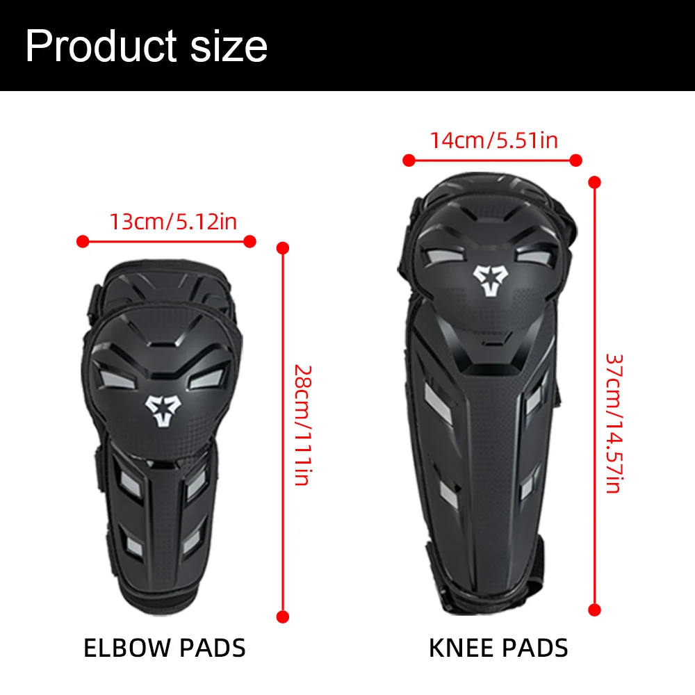 Pink Women Elbow Protector Motorcycle Knee Pads Elbow Guard Set Men Motocross Off-Road Leg Guard Protective Gear Outdoor Sports