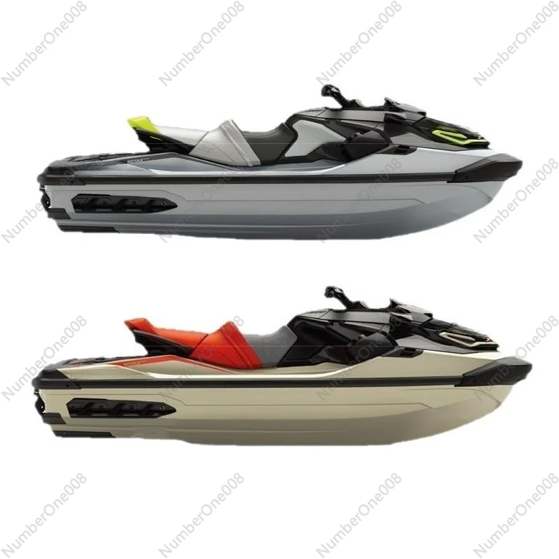 High Performance Inflatable Jet Propulsion Water Scooter, 10km/h 60min Portable Racing Watercraft for Outdoor Sports