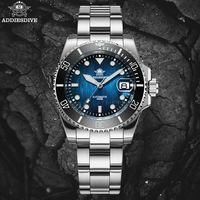 ADDIESDIVE Luxury Men's Watch NH35A Sapphire Crystal Sunburst Dial BGW9 Luminous Waterproof Automatic Mechanical Watches AD2078